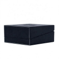 Custom Jewelry Luxury black Color Velvet Wedding Luxury Ring Box With Your LOGO